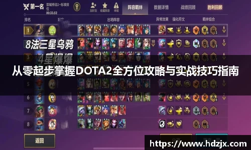 从零起步掌握DOTA2全方位攻略与实战技巧指南